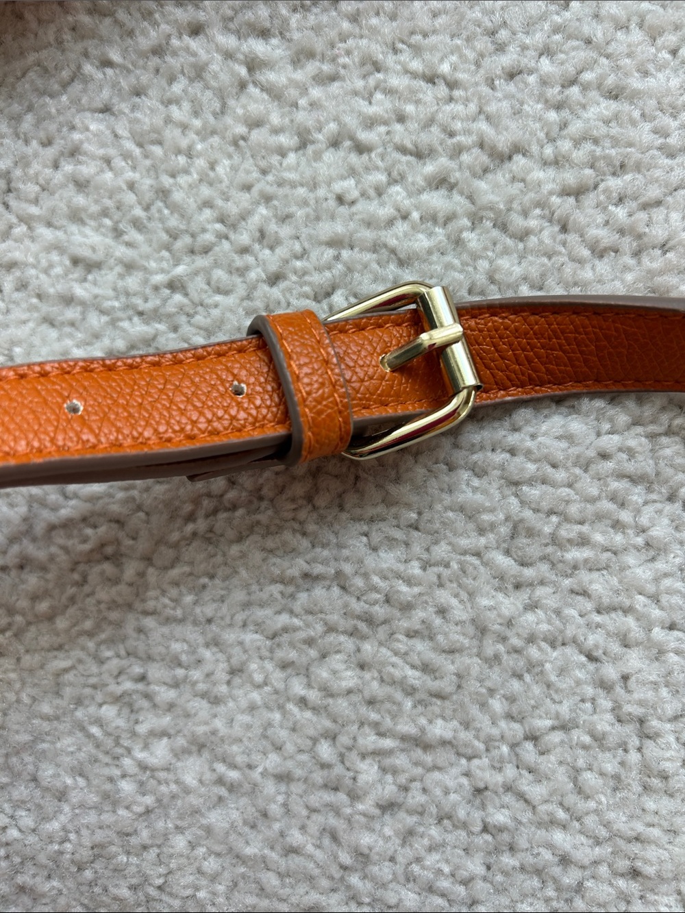 a new day Orange Pebbled Faux Leather Crossbody Bag - Picture 5 of 8